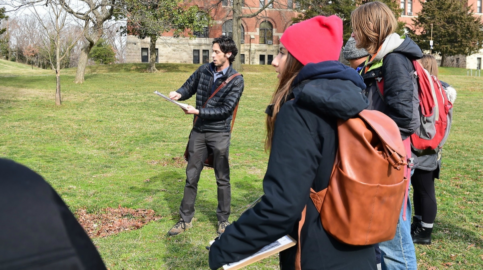 Students in anthropology class